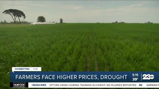 California farmers face concerns over higher prices, drought