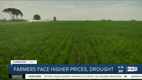 California farmers face concerns over higher prices, drought