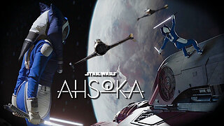 Ahsoka Tano VS Shin & Marrok In Space - Star Wars Ahsoka