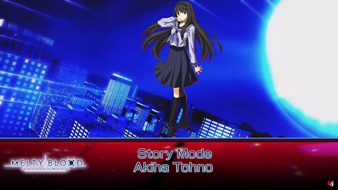 Melty Blood: Type Lumina - Story Mode: Akiha Tohno