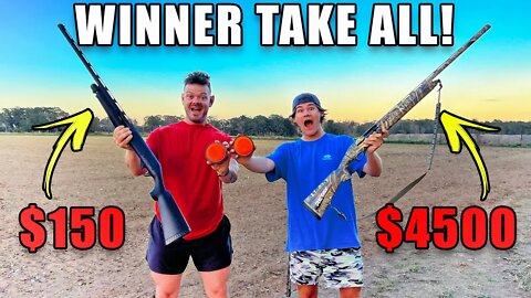 1v1 CHEAP vs EXPENSIVE Shotgun Challenge!