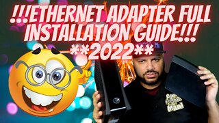 ETHERNET ADAPTER FULL INSTALLATION GUIDE FOR FIRESTICK/GOOGLE HOME MINI/CHROMECAST/ROKU & MORE! 2022