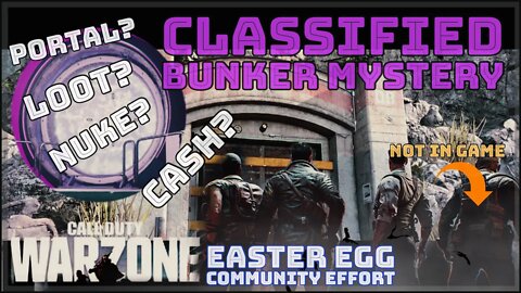 Modern Warfare WARZONE - Classified Bunker Community Easter Egg