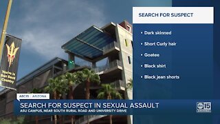 Armed suspect accused of sexual assault near ASU