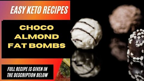 Best Keto Recipes to Lose Weight: Choco Almond fat Bombs