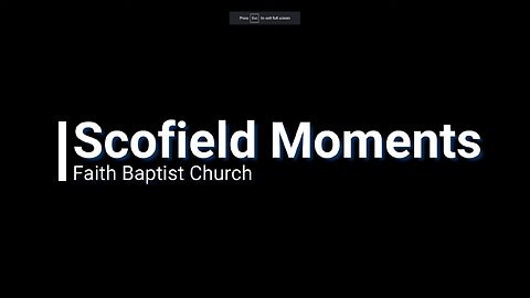 Scofield Moments | #2