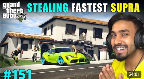 Stealing fastest supra |Gta 5 Gameplay|