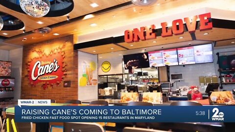 Raising Cane's Chicken Fingers to open 10+ locations in Baltimore area