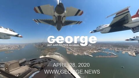 America Strong: New York City Flyover B-Roll, April 28, 2020