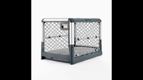 Review Diggs Revol Furniture Collapsible Dog Crate, Portable Dog Crate, Travel Dog Crate, Dog K...