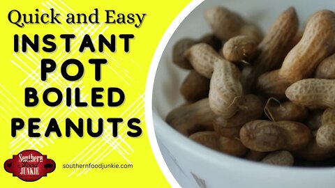 Quick and Easy Instant Pot Boiled Peanuts