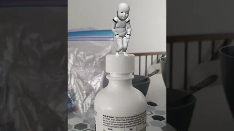 Baby robot dancing