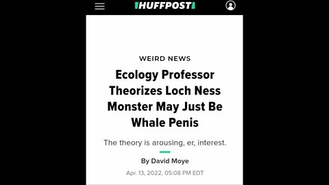 Is Nessie Just A Whale Penis? Paranormal News