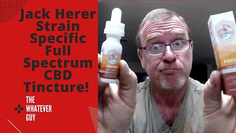 Jack Herer Strain Specific Full Spectrum CBD Tincture!