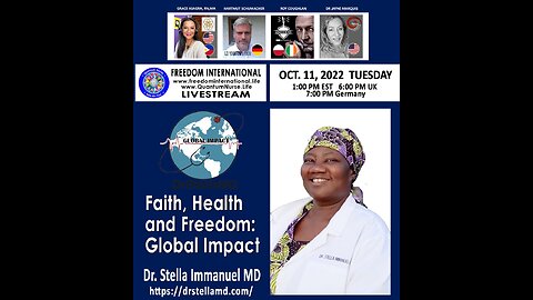 #184 Health and Freedom Global Impact - Dr. Stella Immanuel