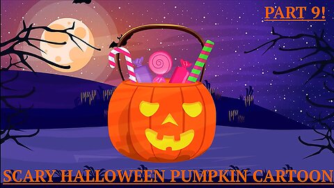 Scary Halloween Pumpkin Cartoon - Halloween Kids Cartoon - Children Video