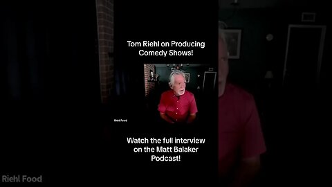 Comedian Tom Riehl on Producing Comedy Shows! #shorts