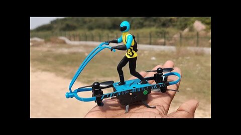 RC Flying Aeroplane - Flying motorcycle Drone -2.4Ghz RC Drones – Chatpat toy tv