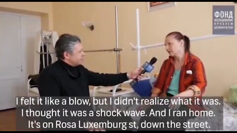 Svetlana Ishchenko, who was wounded by a Ukrainian Tochka-U missile in Donetsk, tells what happened and expresses her attitude to the Kiev regime