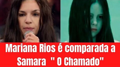 Mariana Rios é comparada a Samara por apresentação no Show dos Famosos