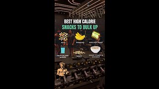 Best high calorie snacks to bulk up