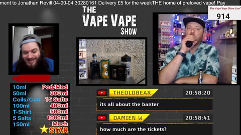 Its THE Saturday Night Vapeaway!