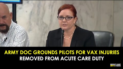 ARMY DOC GROUNDS PILOTS FOR VAX INJURIES, REMOVED FROM ACUTE CARE DUTY
