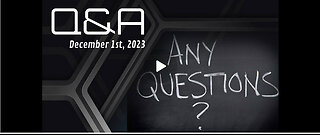 Q&A - December 1st, 2023 -PHIL GODLEWSKI