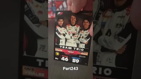 Topps Turbo Attax 2022 F1 Formula1 epic trading card opening best exclusive unboxing FRENCH GP2022