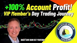 VIP Member's Stock Market Journey - Making +100% Account Profit Day Trading