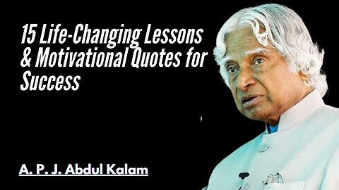 APJ Abdul Kalam Wisdom: 15 Life-Changing Lessons & Motivational Quotes for Success