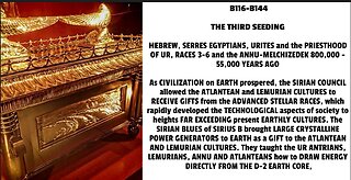 HEBREW, SERRES EGYPTIANS, URITES and the PRIESTHOOD OF UR, RACES 3-6 and the ANNU-MELCHIZEDEK 800,00