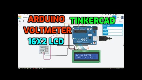 Voltmeter Circuit using Arduino UNO and 16x2 LCD