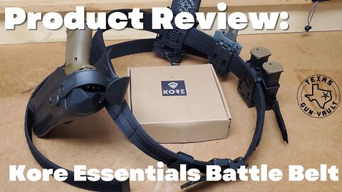 Product Unboxing & Review: Kore Essentials Battle Belt