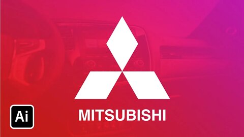 Mitsubishi Logo Design | Adobe Illustrator