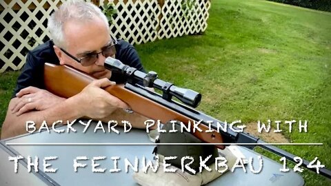 Backyard Plinking with the Feinwerkbau 124 RWS diabolo basics & JSB diabolo match pellets