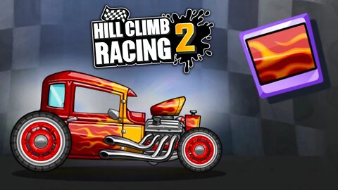 Carro Turbinado de Fogo no Hill Climb Racing 2