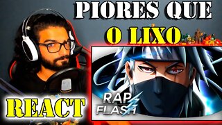 REACT - Rap do Kakashi - O Verdadeiro Ninja (Naruto) // Flash Beats (Prod. MK)