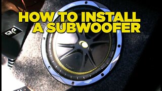 How To Install A Sub Woofer