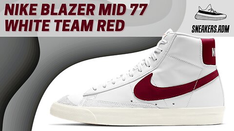 Nike Blazer Mid 77 White Team Red - BQ6806-111 - @SneakersADM