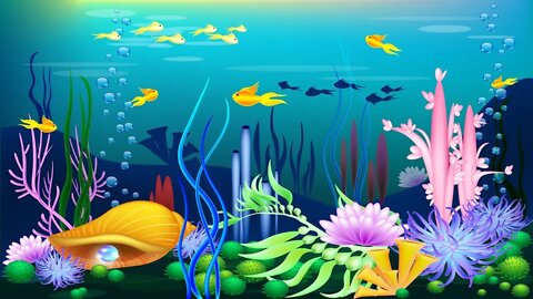 Soothing Harp Music - Underwater Dreams | Relaxing, Peaceful, Beautiful ★159