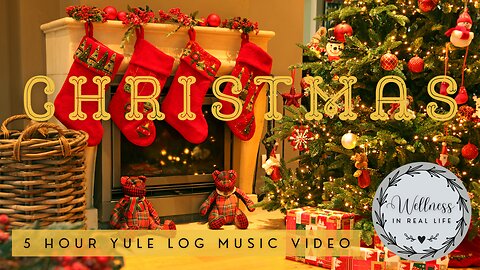 Christmas Yule Log Ambient Music Video