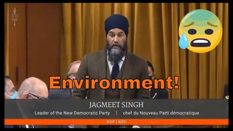 NDP Jagmeet Singh calls out Justin Trudeau's environment record - Question Period – April 27, 2022