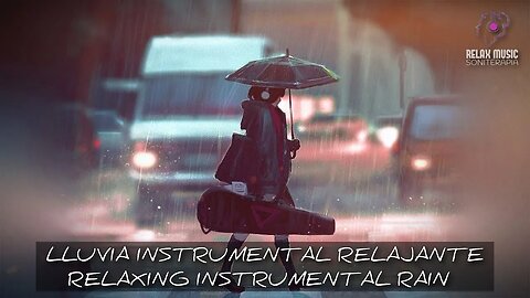 Música Relajante para Dormir + Sonido de Lluvia, Música de Meditación, Música Instrumental Relajante