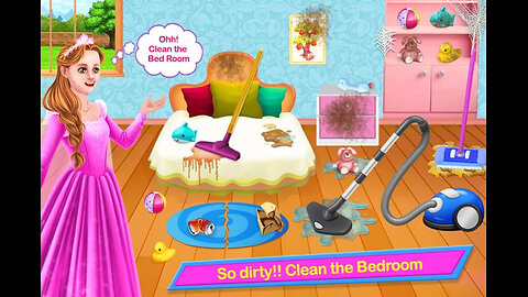 Keep Your House Clean - Girls Room Cleanup Game - Messy Room Makeover