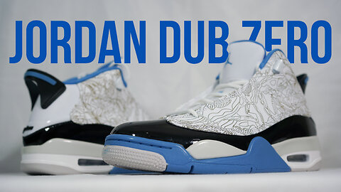 AIR JORDAN DUB ZERO UNC: Unboxing, review & on feet