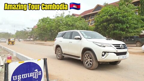 Tour Siem Reap2021, Developing Government New Project Road 38line, B.314 / Amazing Tour Cambodia.