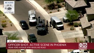 Officer shot near 43rd Avenue and Baseline