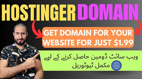 Free Website Offer to make money online | Hostinger Free Domain