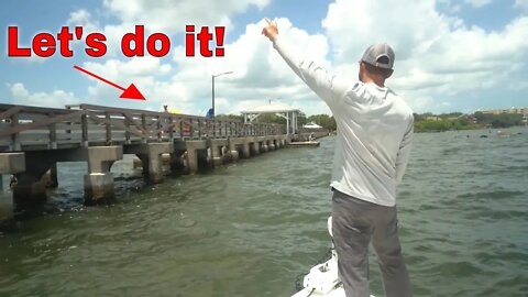 Pier Fisherman Catches FREE TAMPA BAY SNOOK FISHING TRIP!!